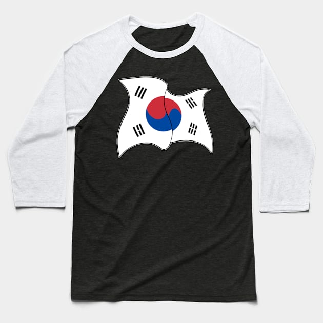 Republic of Korea flag -  sports, flags, and culture inspired designs Baseball T-Shirt by STearleArt